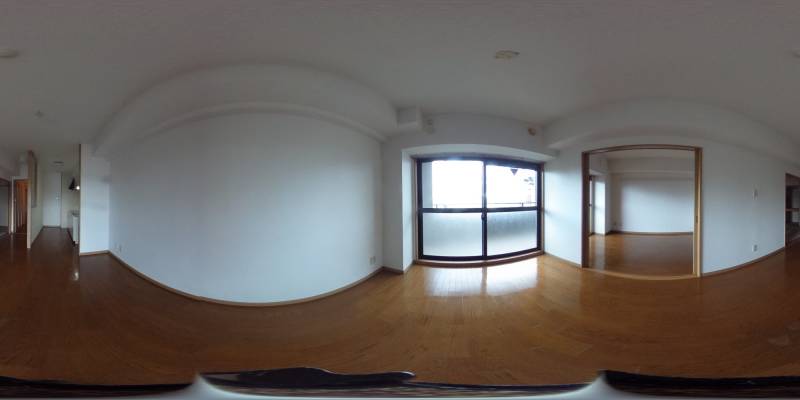 パノラマ画像リビング