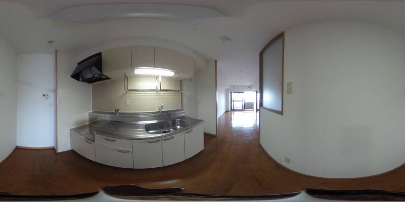 パノラマ画像キッチン