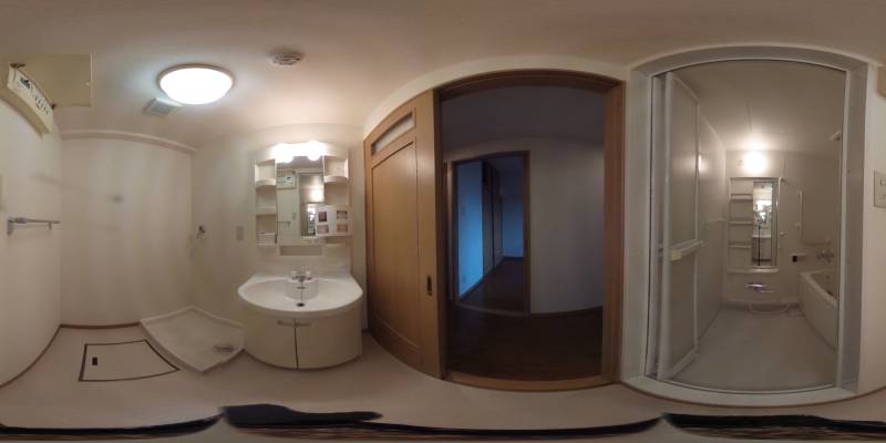 パノラマ画像洗面所