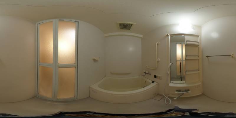 パノラマ画像バスルーム