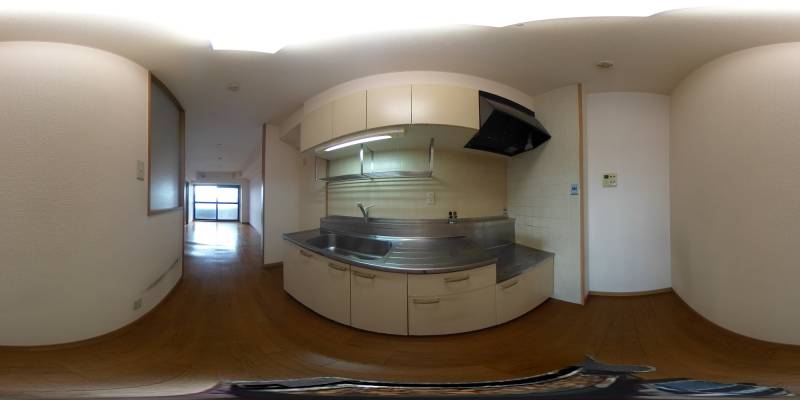 パノラマ画像キッチン