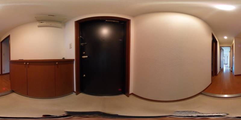 パノラマ画像玄関