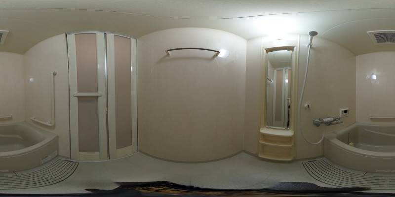 パノラマ画像バスルーム