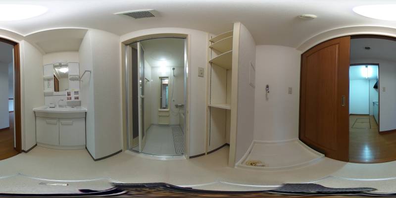 パノラマ画像洗面所