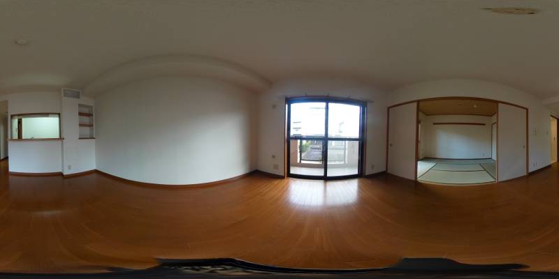 パノラマ画像洋室