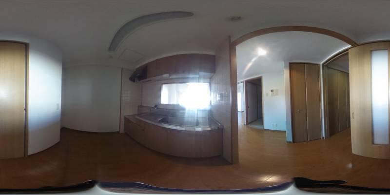 パノラマ画像キッチン