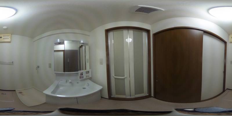 パノラマ画像洗面所