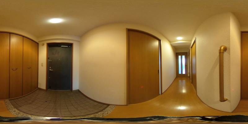 パノラマ画像玄関