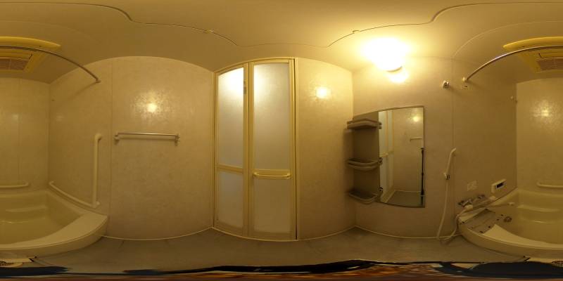 パノラマ画像バスルーム