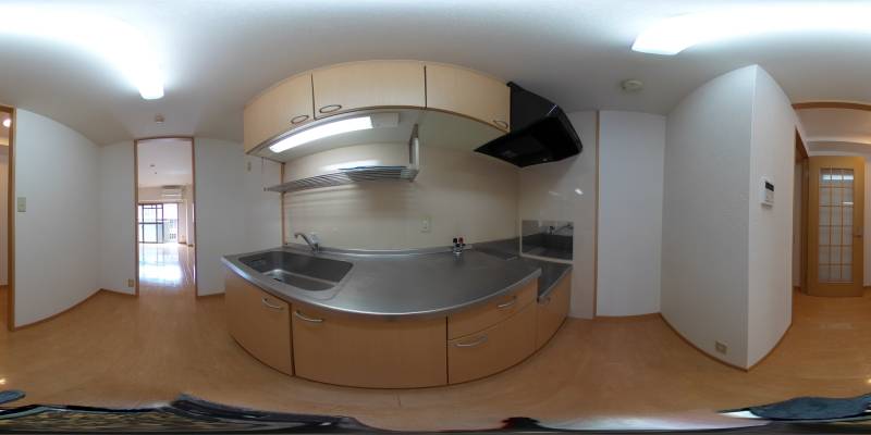 パノラマ画像キッチン