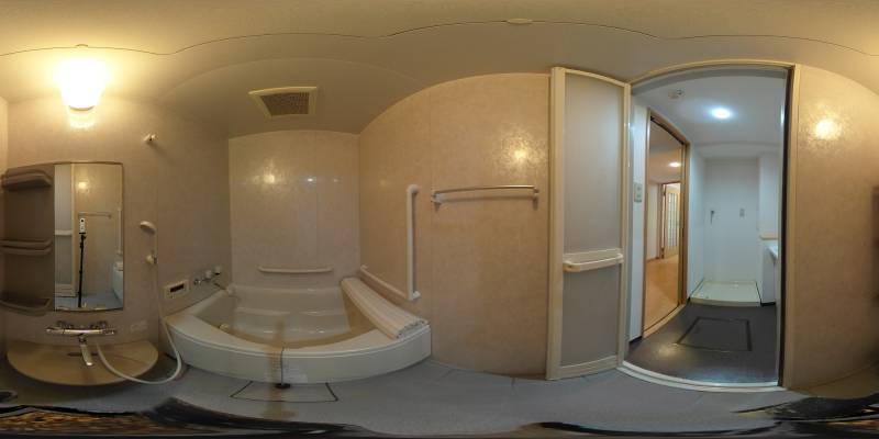 パノラマ画像バスルーム