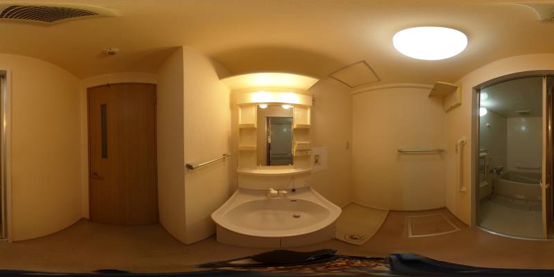 パノラマ画像洗面所