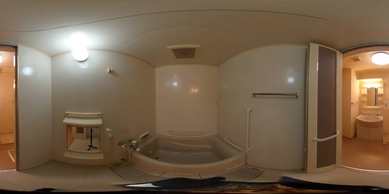 パノラマ画像バスルーム
