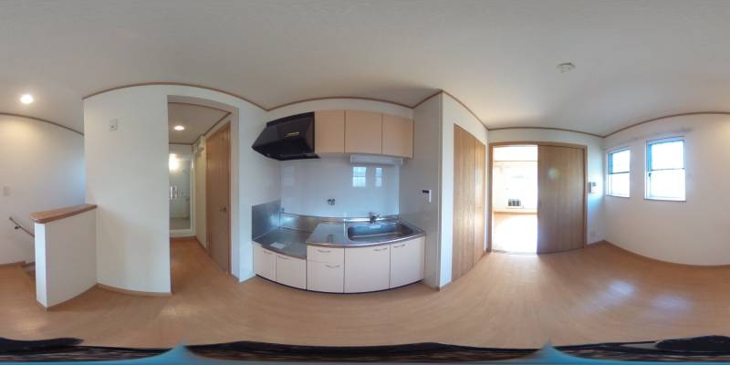 パノラマ画像キッチン