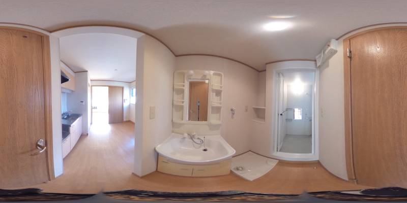 パノラマ画像洗面所