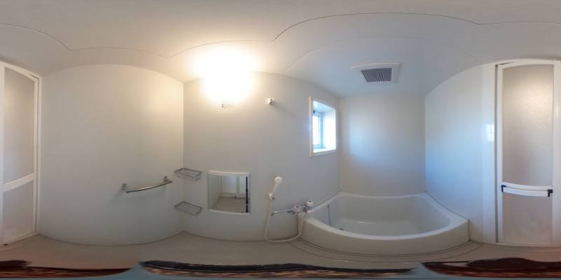 パノラマ画像バスルーム