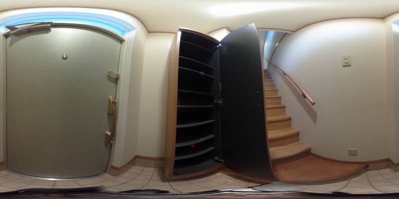 パノラマ画像玄関