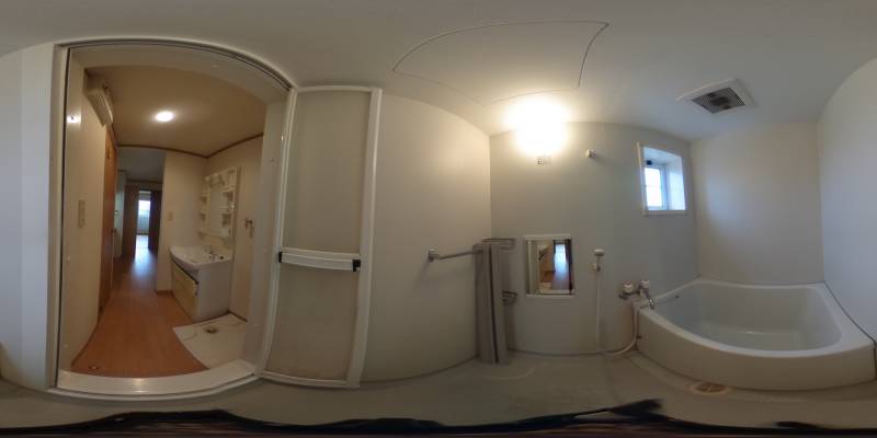 パノラマ画像バスルーム
