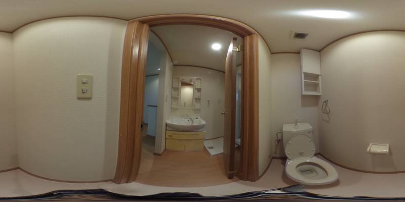 パノラマ画像トイレ