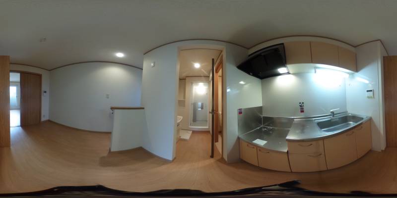 パノラマ画像キッチン