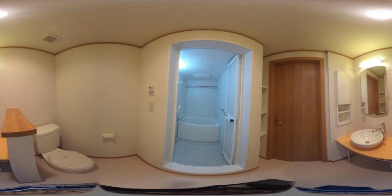 パノラマ画像洗面所