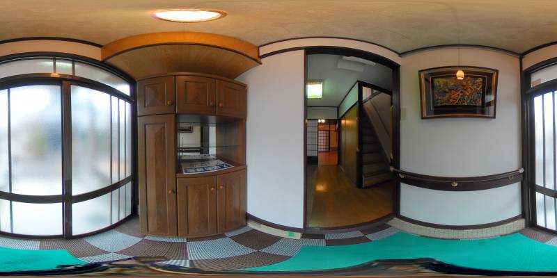 パノラマ画像玄関