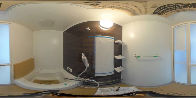 パノラマ画像バスルーム