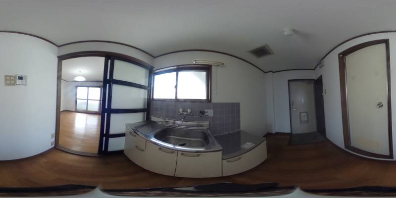 パノラマ画像キッチン