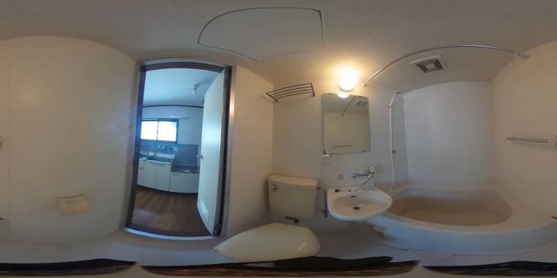 パノラマ画像バスルーム