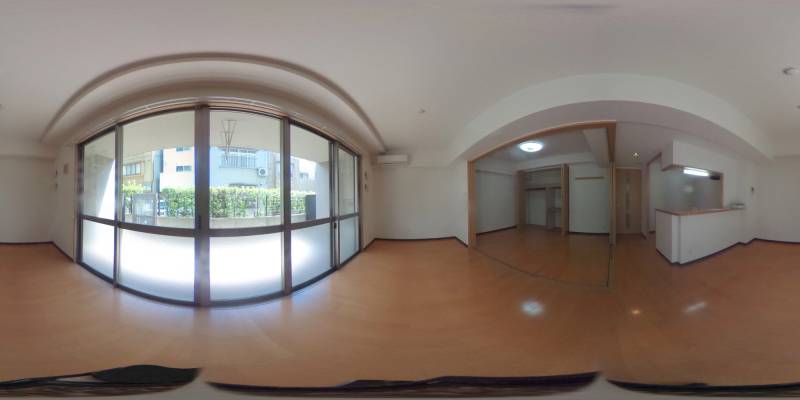 パノラマ画像リビング