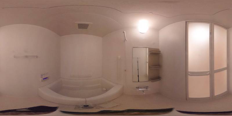 パノラマ画像バスルーム