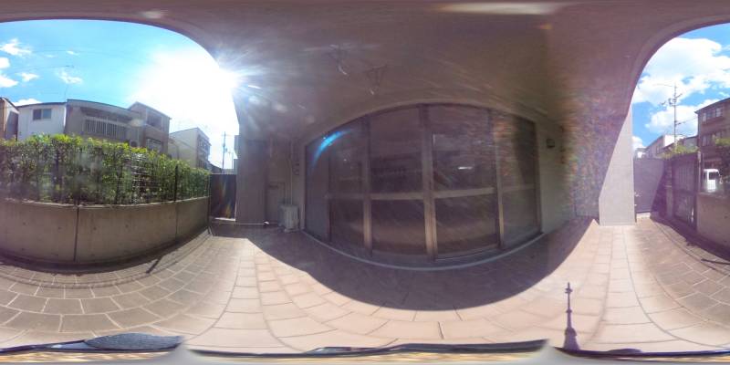 パノラマ画像バルコニー