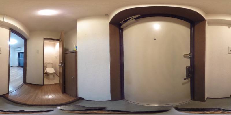 パノラマ画像玄関