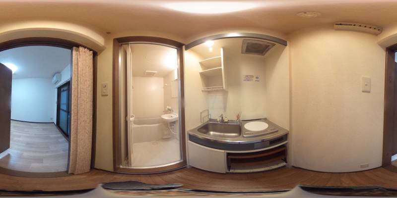 パノラマ画像キッチン