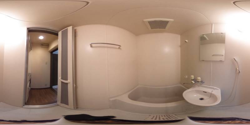 パノラマ画像バスルーム