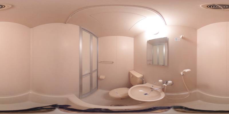 パノラマ画像バスルーム