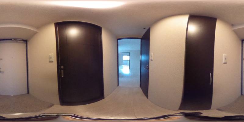 パノラマ画像玄関