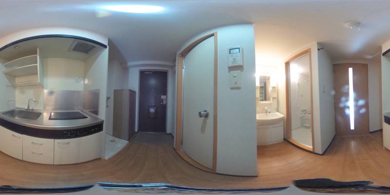 パノラマ画像キッチン