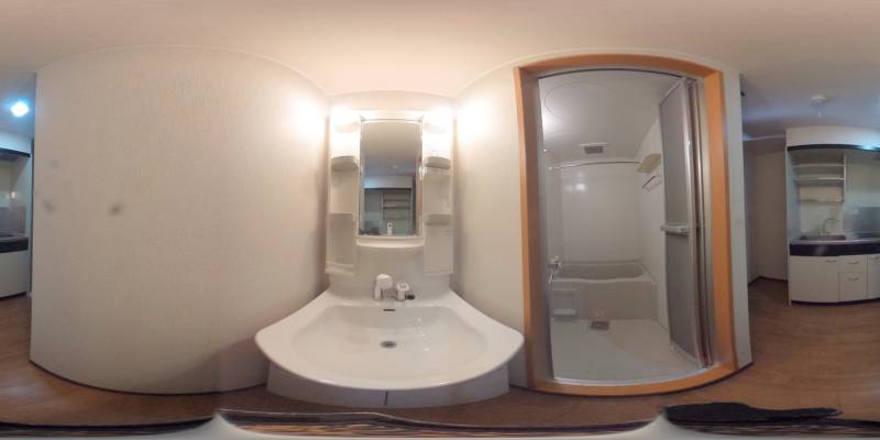 パノラマ画像洗面所