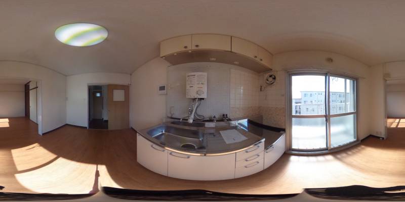 パノラマ画像キッチン