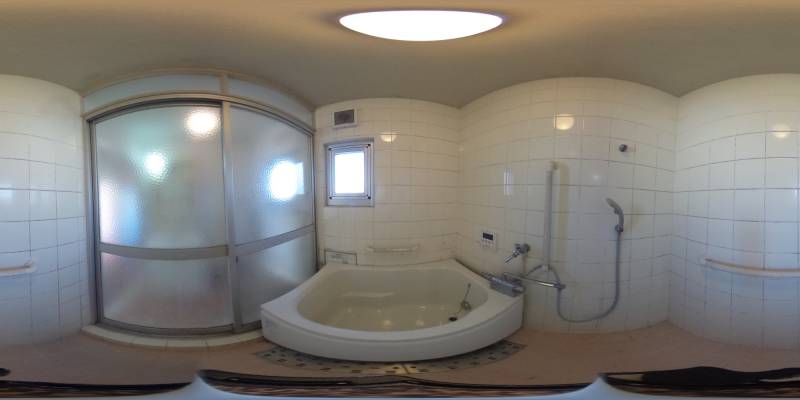 パノラマ画像バスルーム