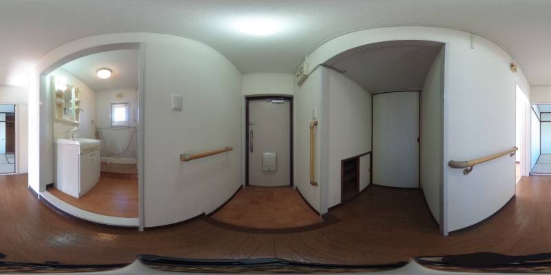 パノラマ画像玄関