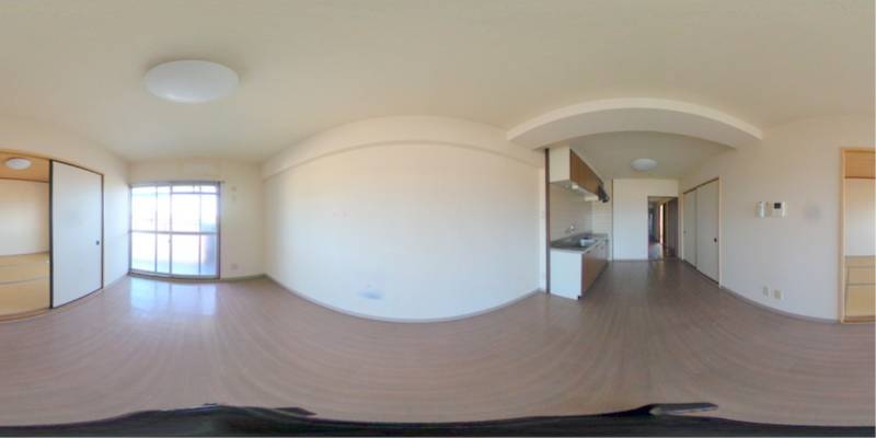 パノラマ画像リビング