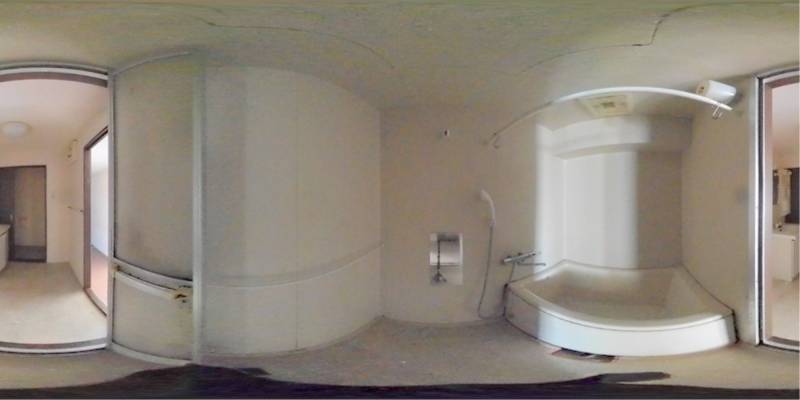 パノラマ画像バスルーム