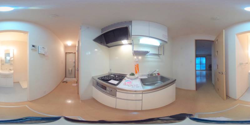 パノラマ画像キッチン