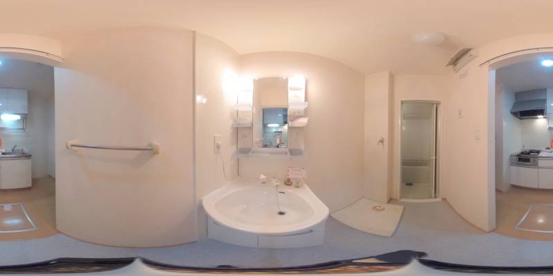 パノラマ画像洗面所