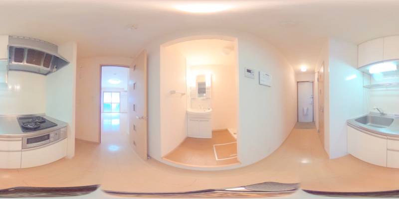 パノラマ画像キッチン