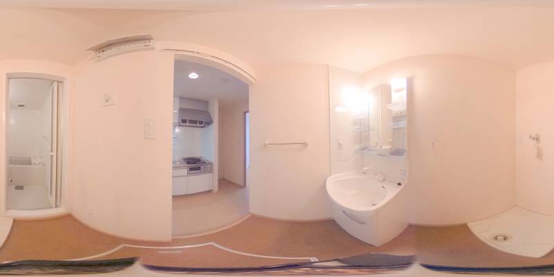 パノラマ画像洗面所