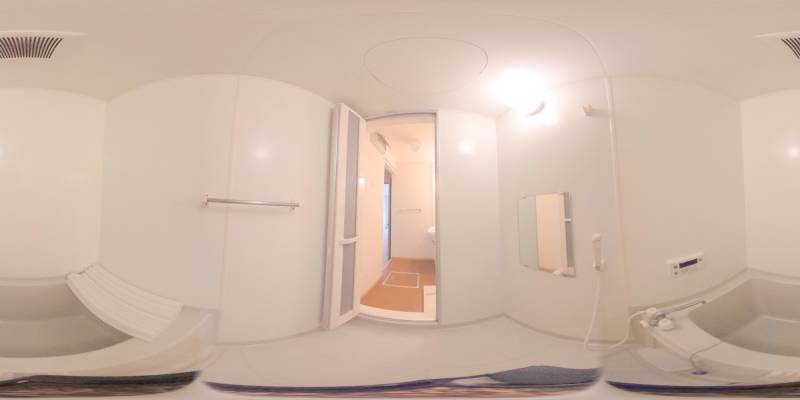 パノラマ画像バスルーム