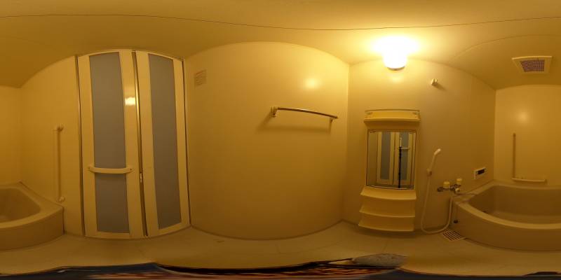 パノラマ画像バスルーム